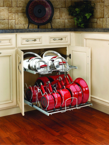 Organizing Pots And Pans Ideas & Solutions  Pan organization, Pot storage,  Kitchen organization