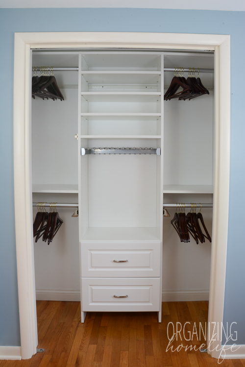 Master Bedroom Closet Organization ~ The Reveal & Surprise Announcement -  Organizing Homelife