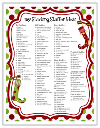 Stocking Stuffers Ideas (Huge list) - Spend With Pennies