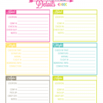 Vacation Planning Printable Pack - Organizing Homelife