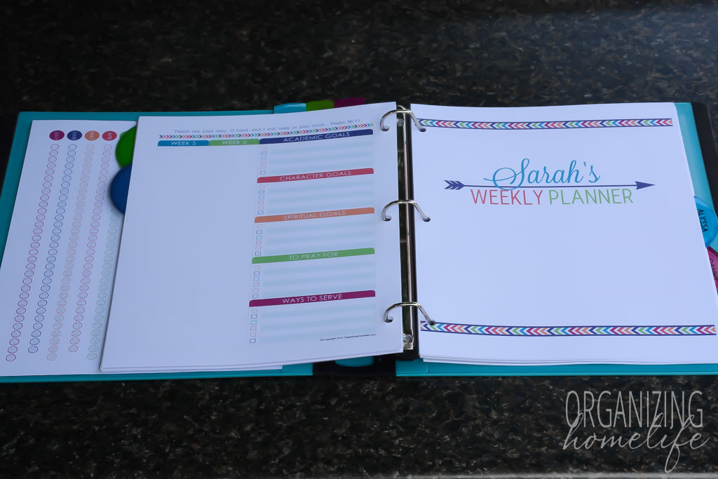 Homeschool Planner - How to Organize Your Homeschool - Organizing Homelife