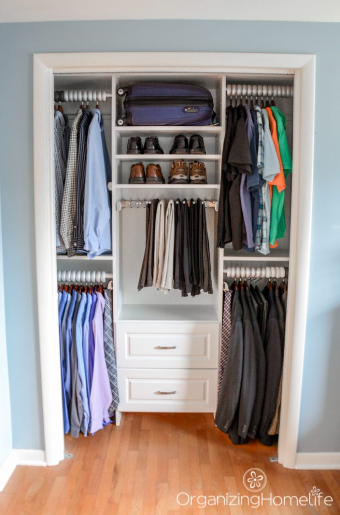 His Organized Closet - a Xangar Spacer Review & Giveaway - Organizing ...