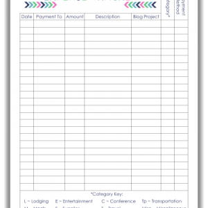 Complete Printable Blog Planner - Organizing Homelife