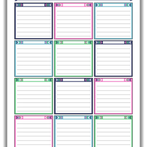 Complete Printable Blog Planner - Organizing Homelife