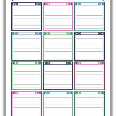 Complete Printable Blog Planner - Organizing Homelife